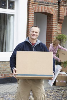 Man and van loading furniture for a local Paddington move