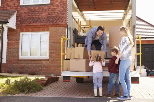 Removal team assisting with a home move in Paddington
