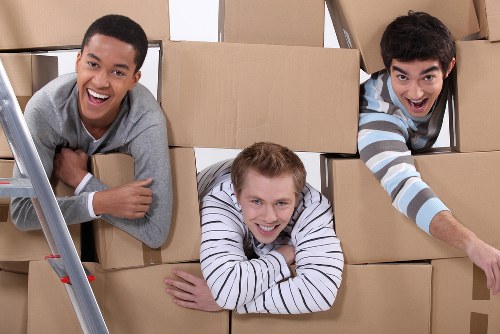 Removalists assisting a Paddington terrace house move