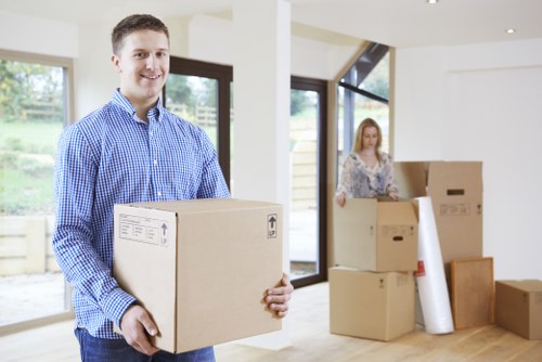 Commercial moving van service for office transport in Paddington