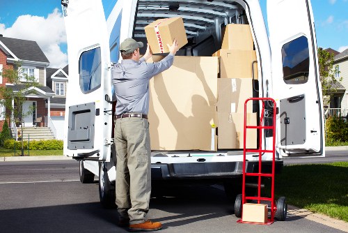 Furniture pick-up and safe loading for a removals job