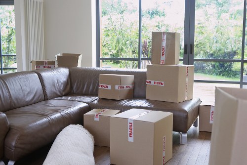 Residential flat move in Paddington with removal van